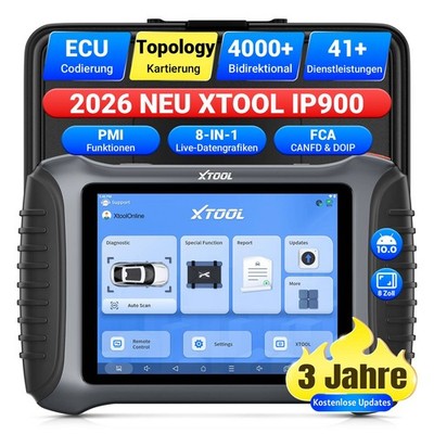 XTOOL IP900 Bidirektionaler OBD2-Scanner ECU-Codierung Schlüsselprogrammierung