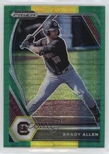 2021 Panini Prizm Draft Picks Green & Yellow Hyper Prizm Brady Allen #PDP149