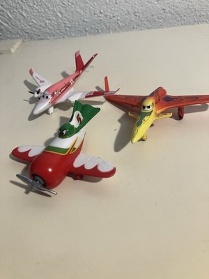 Disney Planes Mini Plastic Cake Toppers Lot 3 Missing Landing Gear & Rotors
