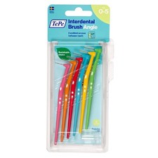 Angle Interdental Brush, 6 Pieces x 2 Sets, Assorted