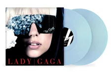 Lady Gaga The Fame Exclusive Blue Vinyl 2LP selaed gatefold & folded poster
