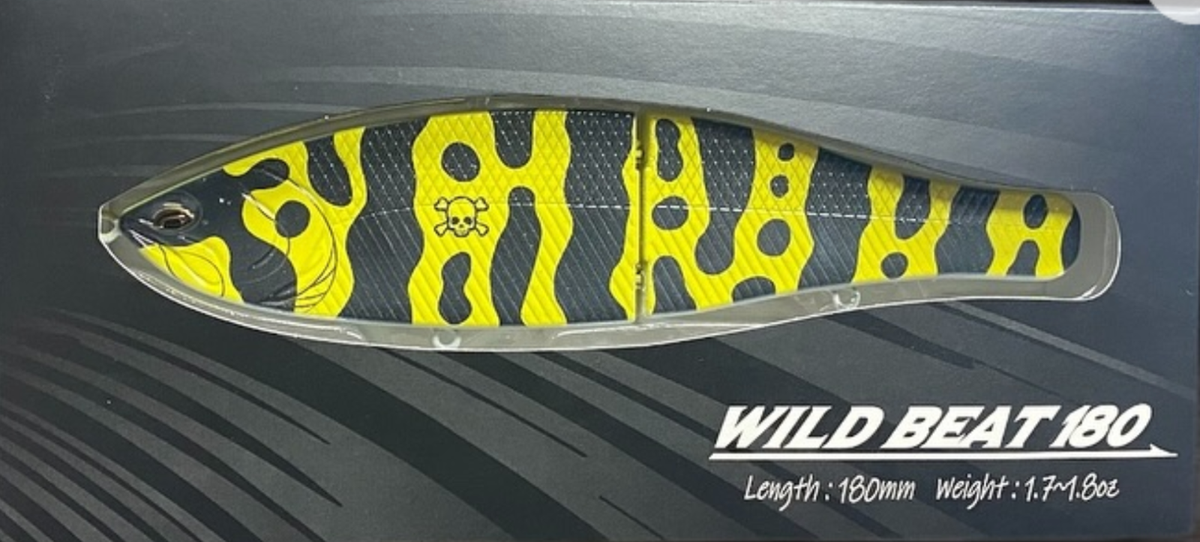 ワイルド ルアーズ WILD BEAT 180 F WILD LURES WILD BEAT 180 SF Poison Flog Yellow 1.7oz 7.08inch Big