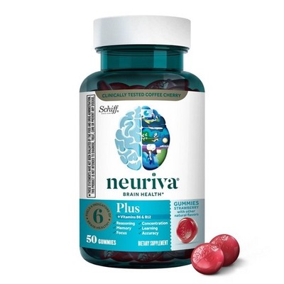 Neuriva Plus Fast-Acting Brain Performance Gummies - 50 Count Exp - 7/2026+