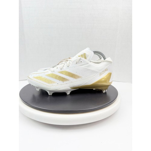 Adidas Adizero Tacchetti Calcio Elettrici Bianco Oro Metallizzato IE4381 Uomo 9,5 NUOVI