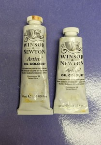 Winsor & Newton Underpainting White, Fast Drying Oil Paint, 2 Tubes.