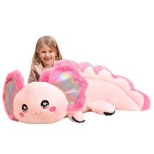 Giant Axolotl Stuffed Animal Plush Toy,Large Big Jumbo Soft Toys,31.5" Huge S...