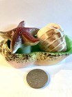 Vintage Japan Shell And Starfish Salt And Pepper Shakers With Shell Shaped Tray — photo 8