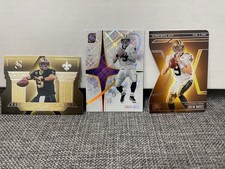 2025 Silhouette Football Drew Brees Case Hit White Night + 2 inserts- Saints