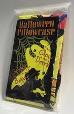 VTG Mickey&rsquo;s Stuff For Kids 2 Sided Halloween Pillowcase NEW 20x30&rdquo; Glow In Dark