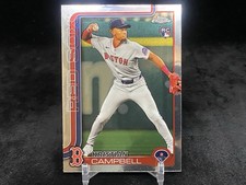 KRISTIAN CAMPBELL 2025 TOPPS CHROME #171 BASE ROOKIE / BOSTON RED SOX