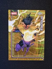 2026 Topps Chrome Marvel Comics Exodus #118 Gold Refractor 33 /50