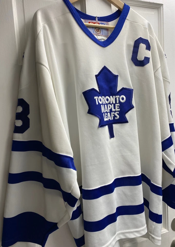 Vintage CCM NHL Toronto Maple Leafs Doug Gilmour #93 White Jersey Size XXL - Image 3 of 4