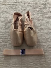 Capezio Pink Pavlowa Toe Ballet Dance Shoe Size 3.5 C Girls Vintage New