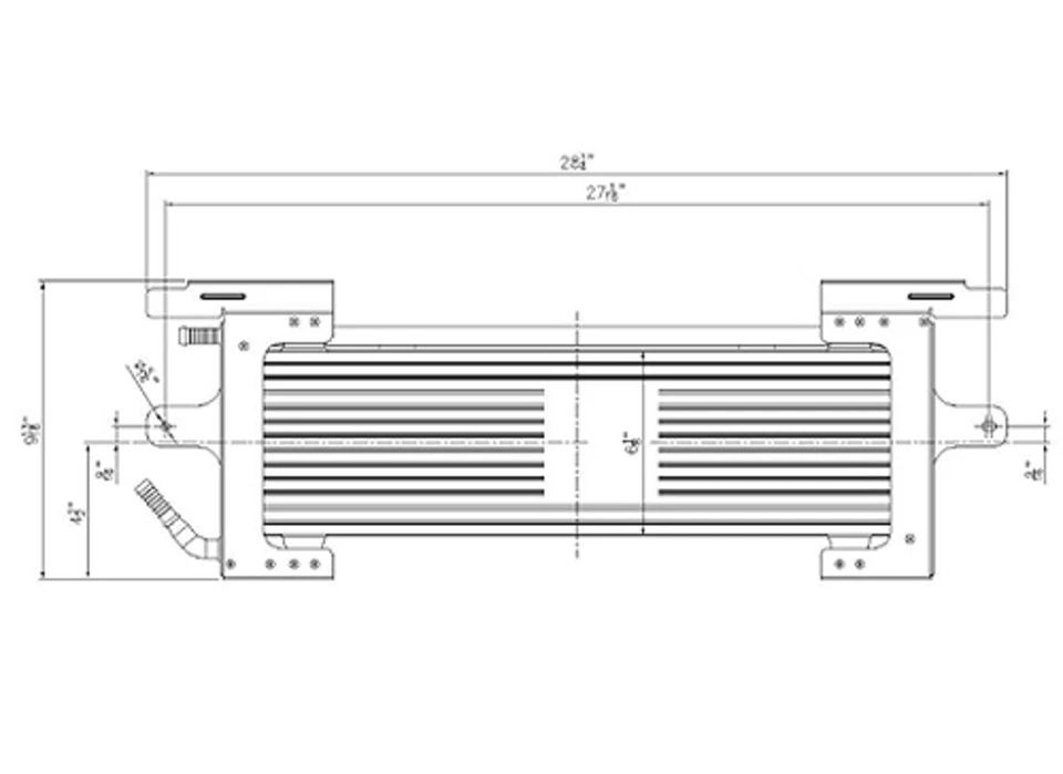 Enfriador de aceite de transmisión externo para Ford Mustang 11-14 FO4050152 BR3Z7A095B Foto 4 de 4