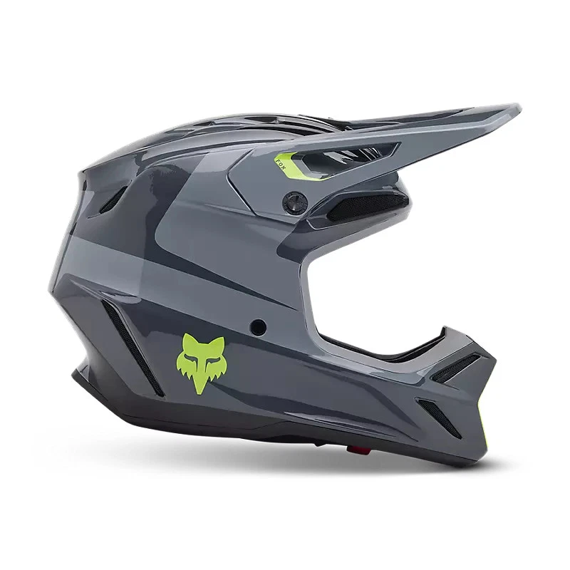 *FRETE GRÁTIS* CAPACETE DIVISOR FOX RACING V3 CINZA GRAFITE ESCOLHA SEU TAMANHO - Imagem 2 de 4