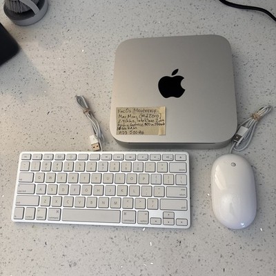 Apple Mac Mini Mid 2010 A1347 Core 2 Duo 2.4GHz 16GB RAM 500GB w Keyboard Mouse
