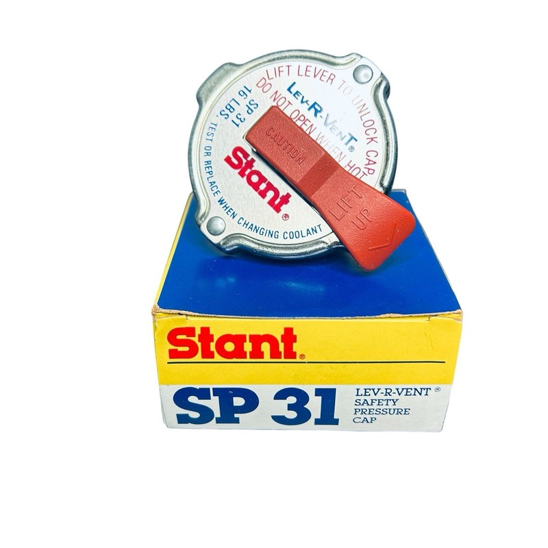 Stant SP-31 Lev-R-Vent Radiator Safety Pressure Cap NOS Vintage 16 PSI USA