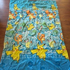 Pokémon Comforter Double Sided Pikachu Squirtle Twin Size Pokemon