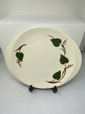 Vintage Blue Ridge Southern Pottery Baltic Ivy Oval Platter. 15.5 Inch