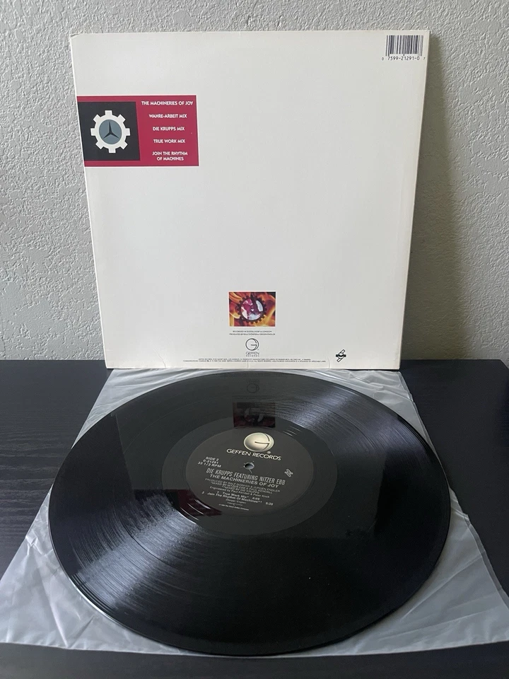 DIE KRUPPS with NITZER EBB - Machineries Of Joy - 12" Vinyl EP Foto 2 de 2