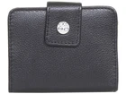 Timberland Women's Wallet Tab Billfold RFID Small Indexer With Coin Purse Black
