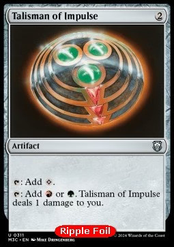 Magic/MTG Talisman of Impulse XM3C-311 Uncommon Englisch Excellent Foil