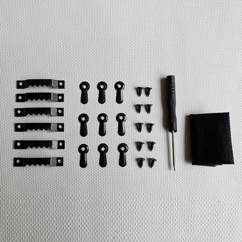 Boxed Picture Frame Serrated Hook Gerader Haken mit Schraube Fotos Hanger Set - Bild 3 von 12