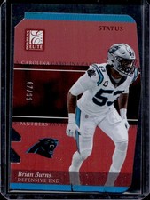 2023 Panini Donruss Elite Brian Burns 2003 Status Die Cut #/99 Panthers