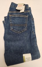 Boys Wonder Nation Relaxed Fit Adjustable Waist Blue Jeans. Size 4