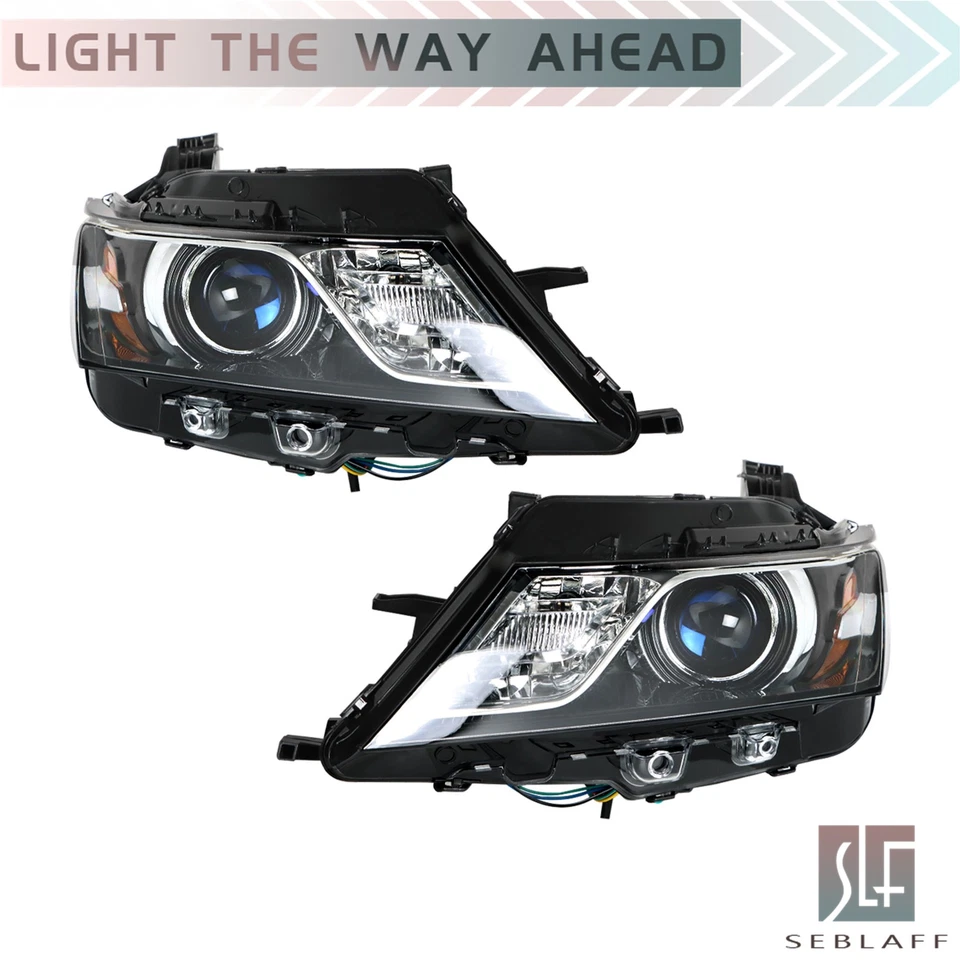 Faróis tipo halogênio carcaça preta destro+lh para Chevrolet Impala 2015-2020 - Imagem 4 de 4