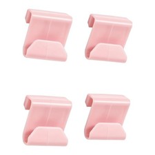 Car Glove Compartment Hook 4 Pack Slim ABS 2.5 x 2.7 cm Vehicle Accessory