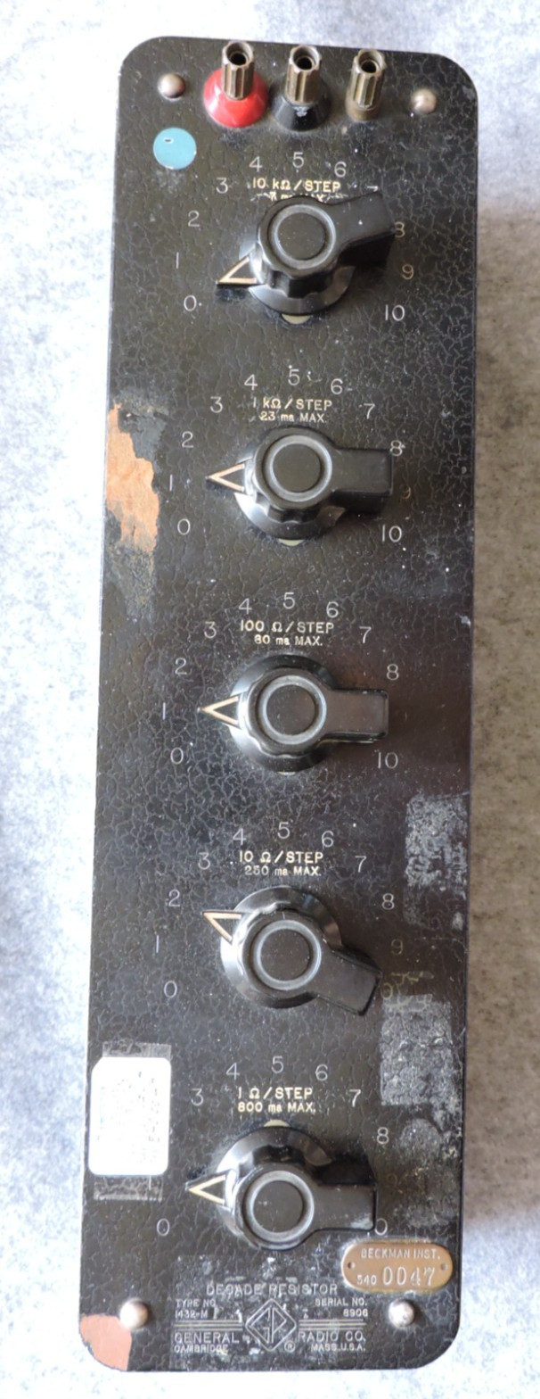 General Radio Company Decade Resistor 1432-M