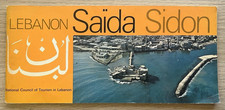 Lebanon Sa&iuml;da Sidon Tourism Brochure National Council Phoenician Archaeology