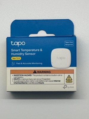 TAPO T310 Smart Temperature & Humidity Sensor - no hub included