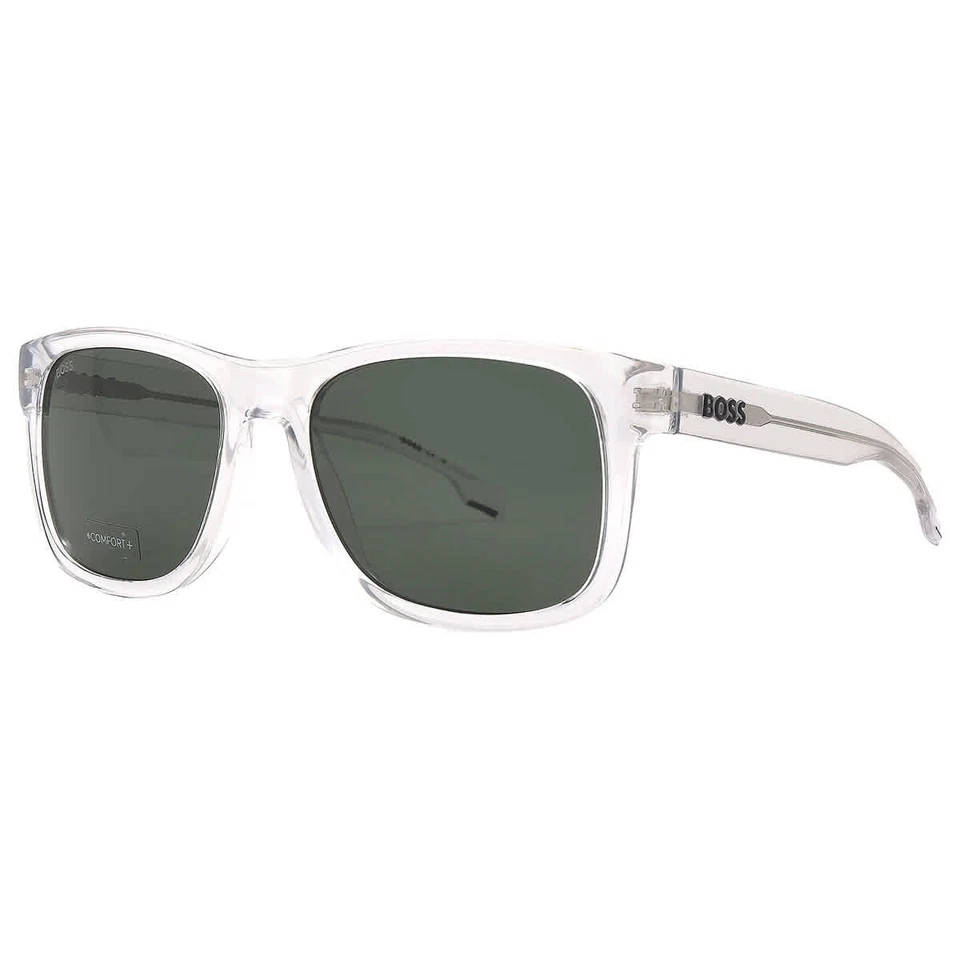 Gafas de sol deportivas para hombre Hugo Boss verdes BOSS 1568/S 0900/QT 55 BOSS 1568/S Foto 3 de 4