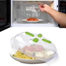 Magnetic Microwave Cover for Food | Clear Microwave Splatter Cover | Microwave P