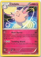 Clefable 82/122 Rare BREAKpoint Pokemon Moderately Played