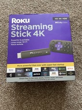 Roku Streaming Stick HD/4K/HDR Remote Control, Portable Long-range Wi-Fi, Boxed 