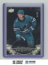 2024-25 UD The Cup Exquisite Collection Black RC Will Smith /99 #EB-2 San Jose