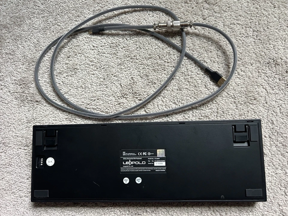 Leopold FC660M Grey/Blue USB Mechanical Keyboard Cherry MX Brown Switches - Image 2 of 2