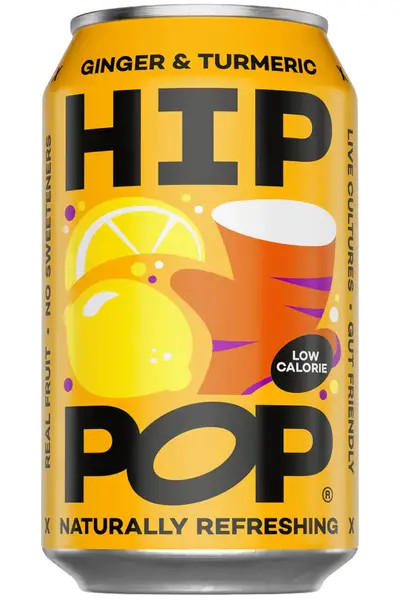 Ginger & Turmeric Soda 330ml (Hip Pop)