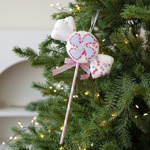 Foam Lollipop Hanging Ornaments Multicolor Christmas Spheres Festival - Picture 8 of 18