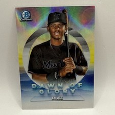 2020 Bowman Chrome-Dawn Of Glory-Lewin Diaz #DG11 MLB Baseball Card