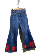 Levi  s Made in USA Orange Tab Flare Jeans, Size 8 Stamped, Bottoms -- Cotton, ID