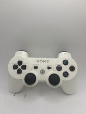 OEM Sony PS3 White Dualshock 3 Sixaxis Controller Tested Works Official