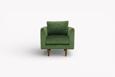 Swoon Latimer Armchair, Fern Velvet