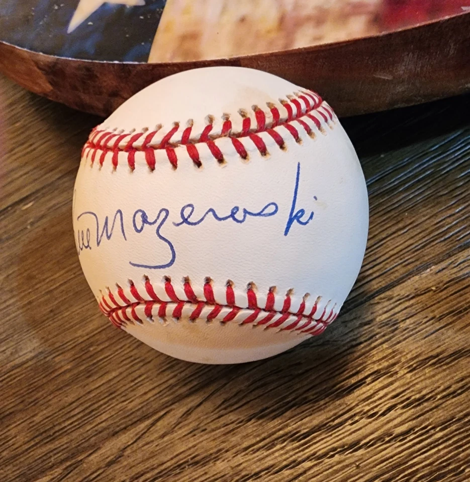 🔥Pittsburgh Pirates Bill Mazeroski Auto. Signed Rawlings Official MLB Baseball - Image 4 of 4