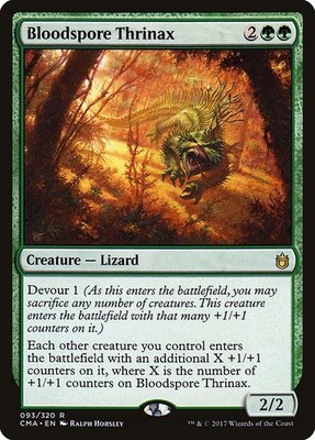 Magic/MTG Bloodspore Thrinax CMA-93 Rare Englisch Excellent