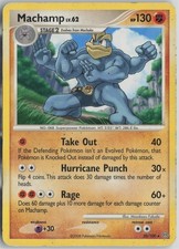 Machamp 20/100 Rare Stormfront Pokemon Heavily Played