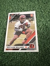 2019 Donruss Optic Football #143 Trayveon Williams RC Cincinnati Bengals AH1